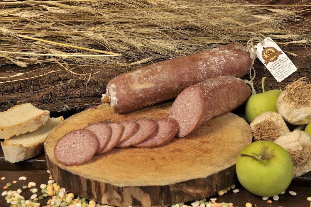 Salame Bastardo stagionato di suino rosa - 1 pz 500 g. circa